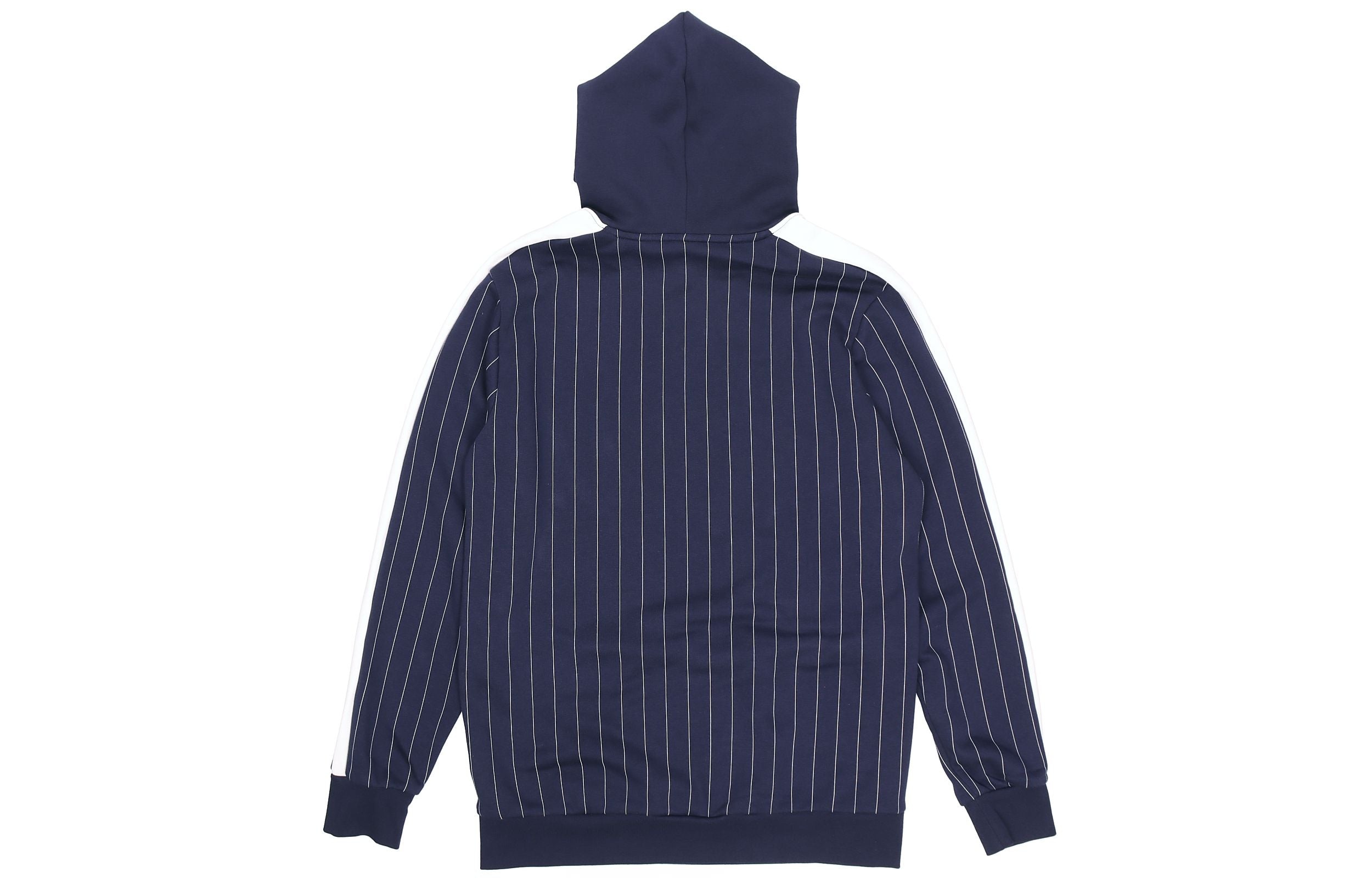 PUMA Pinstripe Hooded Pullover Fleece Men Blue 530179-06 - 2