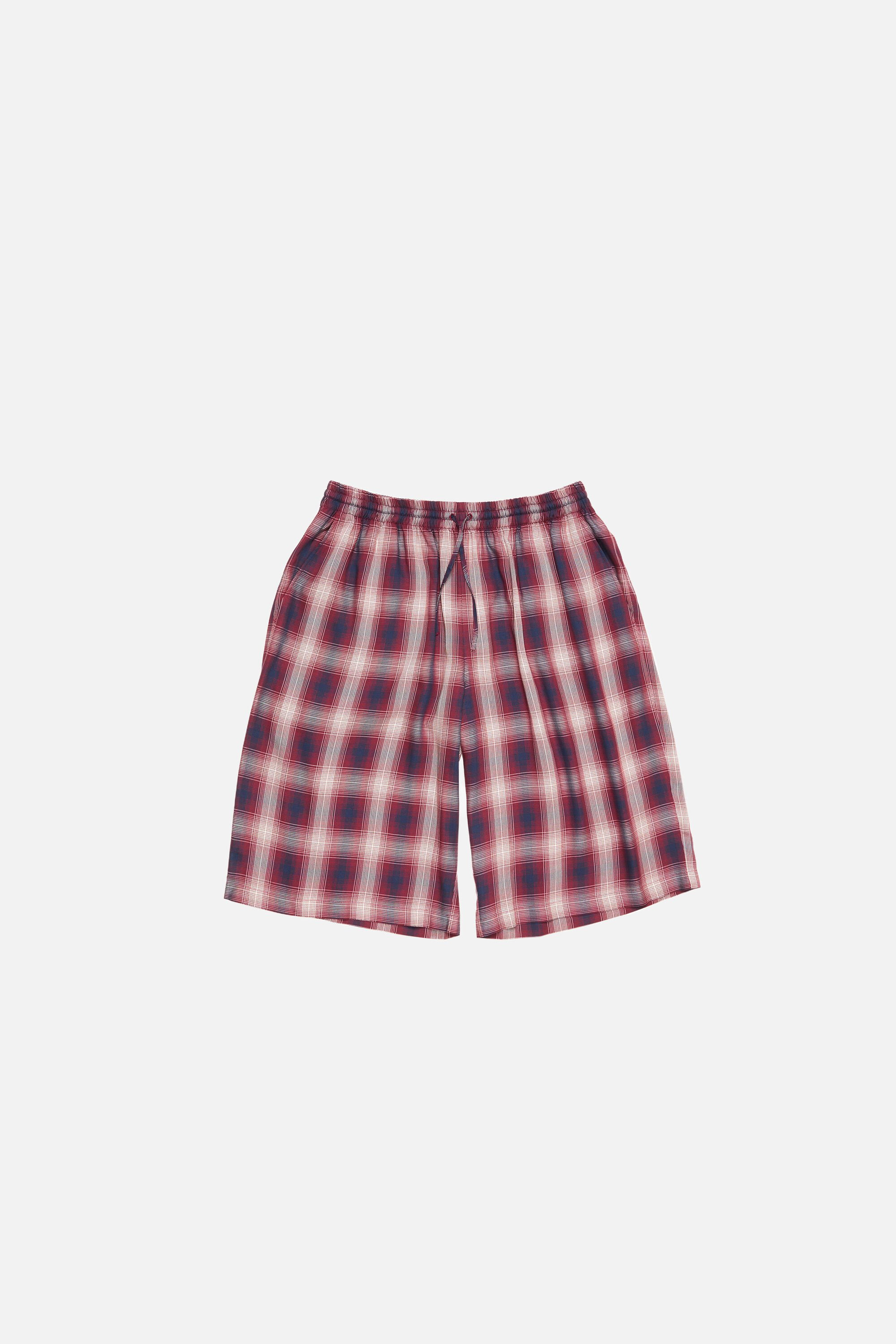 Check shorts - Red/blue - 6