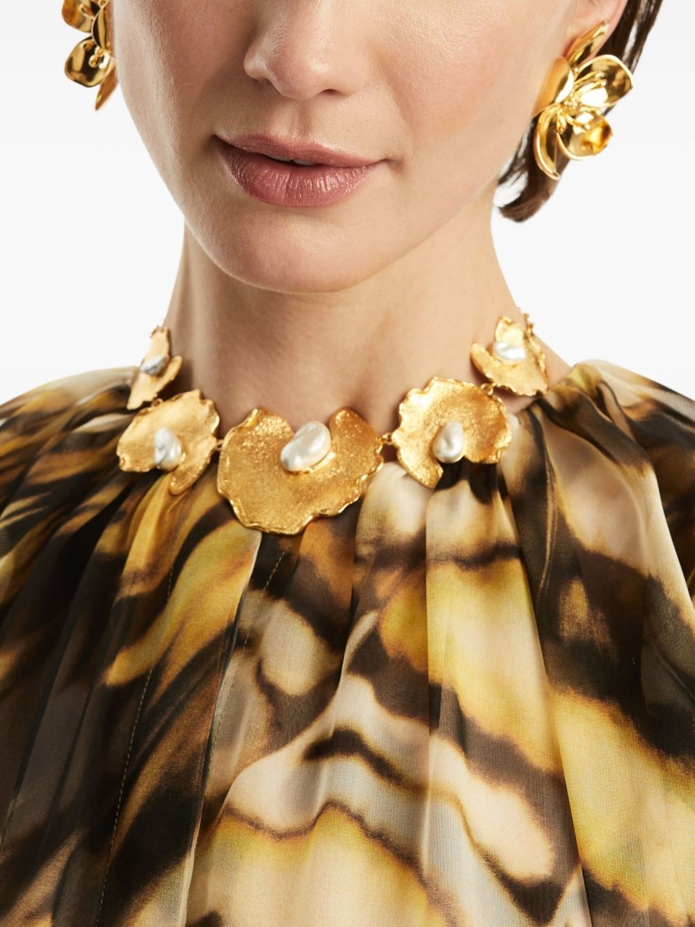 pearl-detailing necklace - 2
