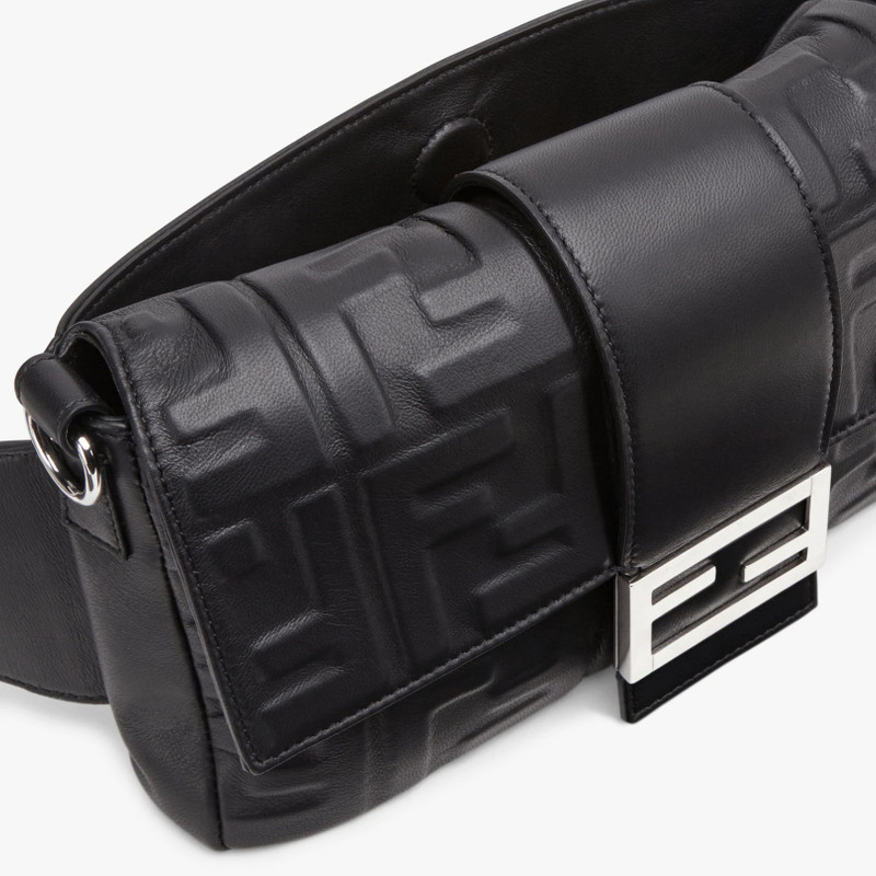 Black nappa leather bag 6