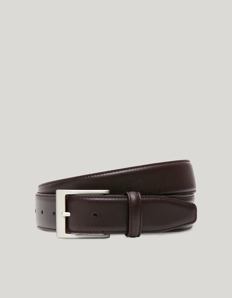 CORDOVAN FINISHING CALFSKIN BELT 4