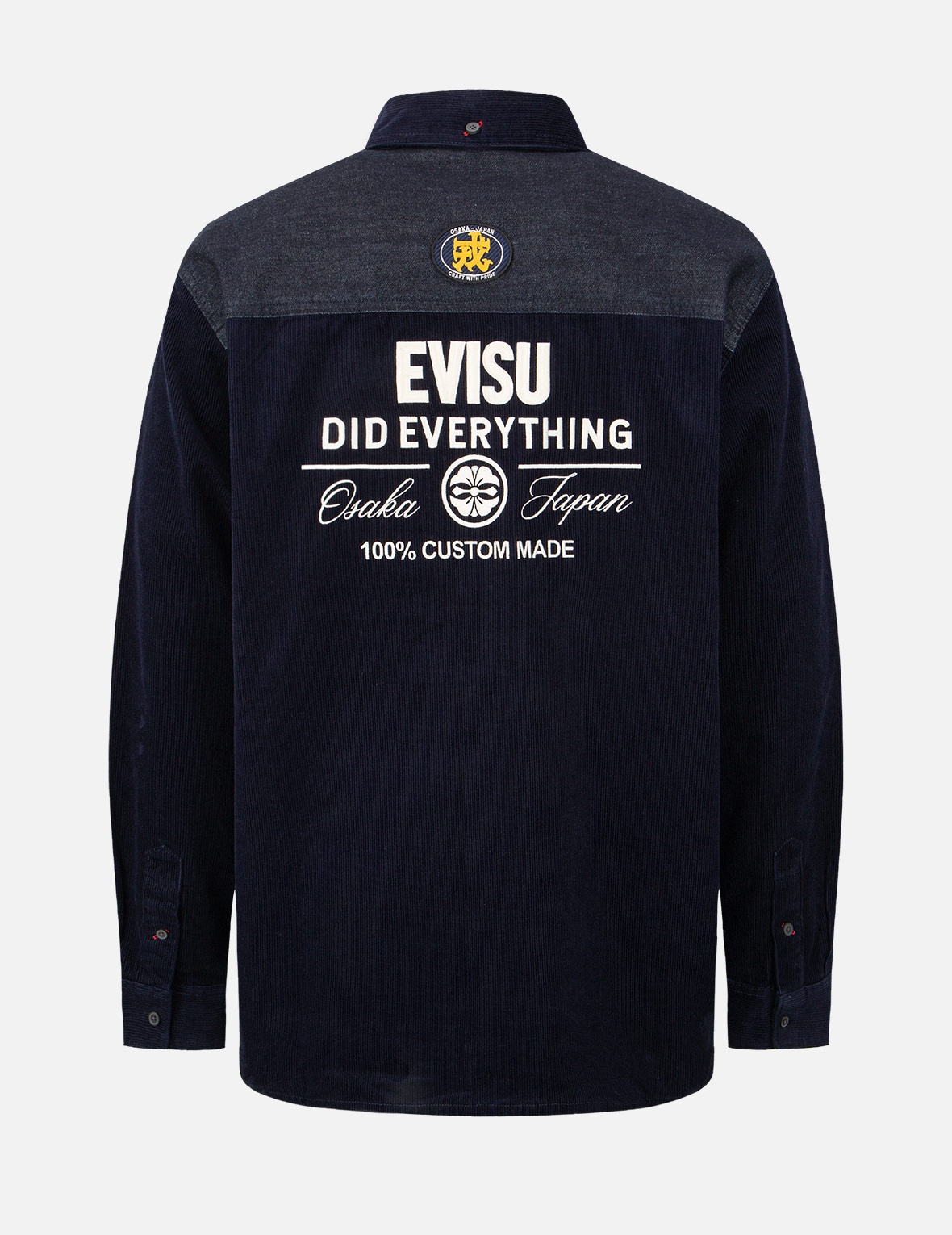 LOGO EMBROIDERY CORDUROY SHIRT - 2
