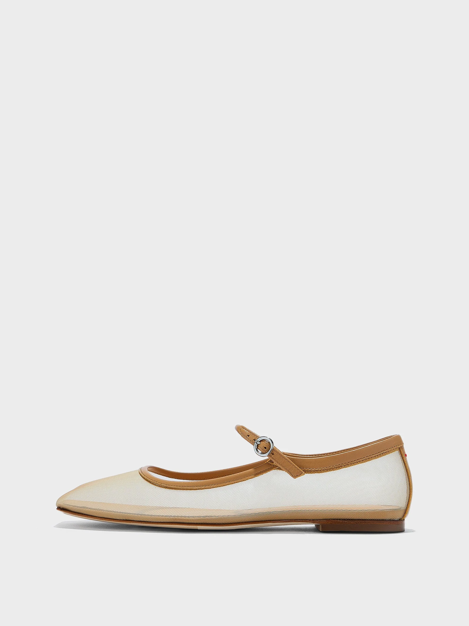 Uma Mesh Mary-Jane Flats - 1