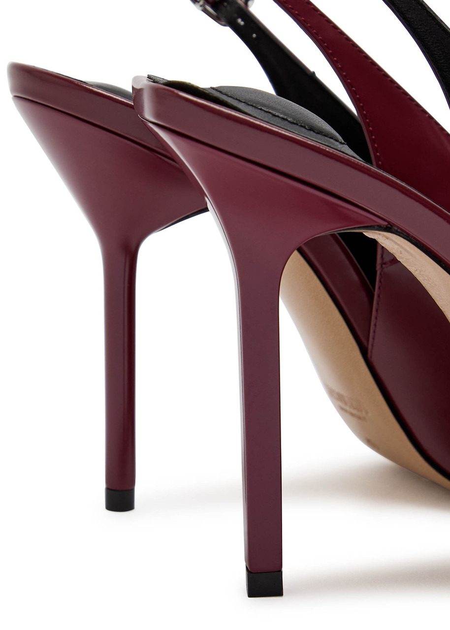 Jacquemus Les High Cubisto 100 Leather Slingback Pumps - 4