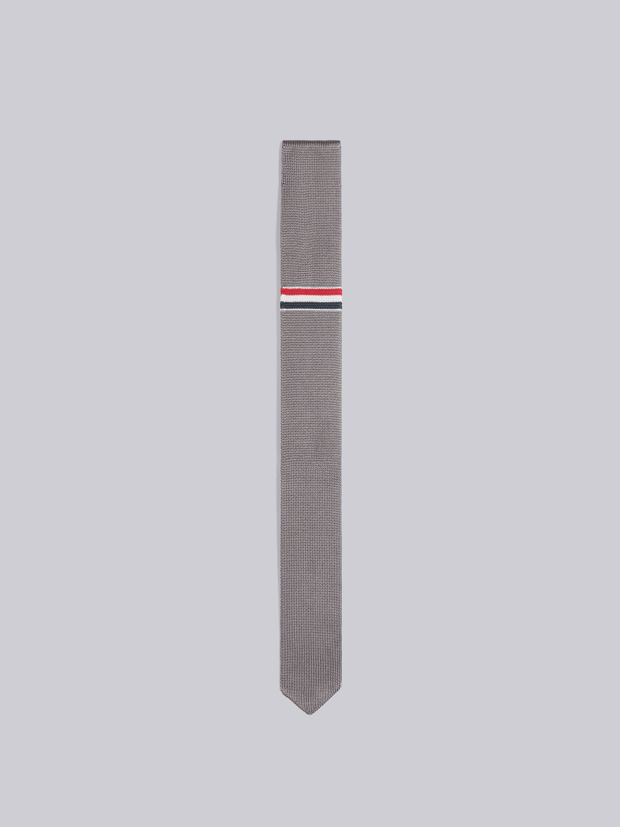 Double Face Silk Jacquard 4-Bar Knit Tie - 1