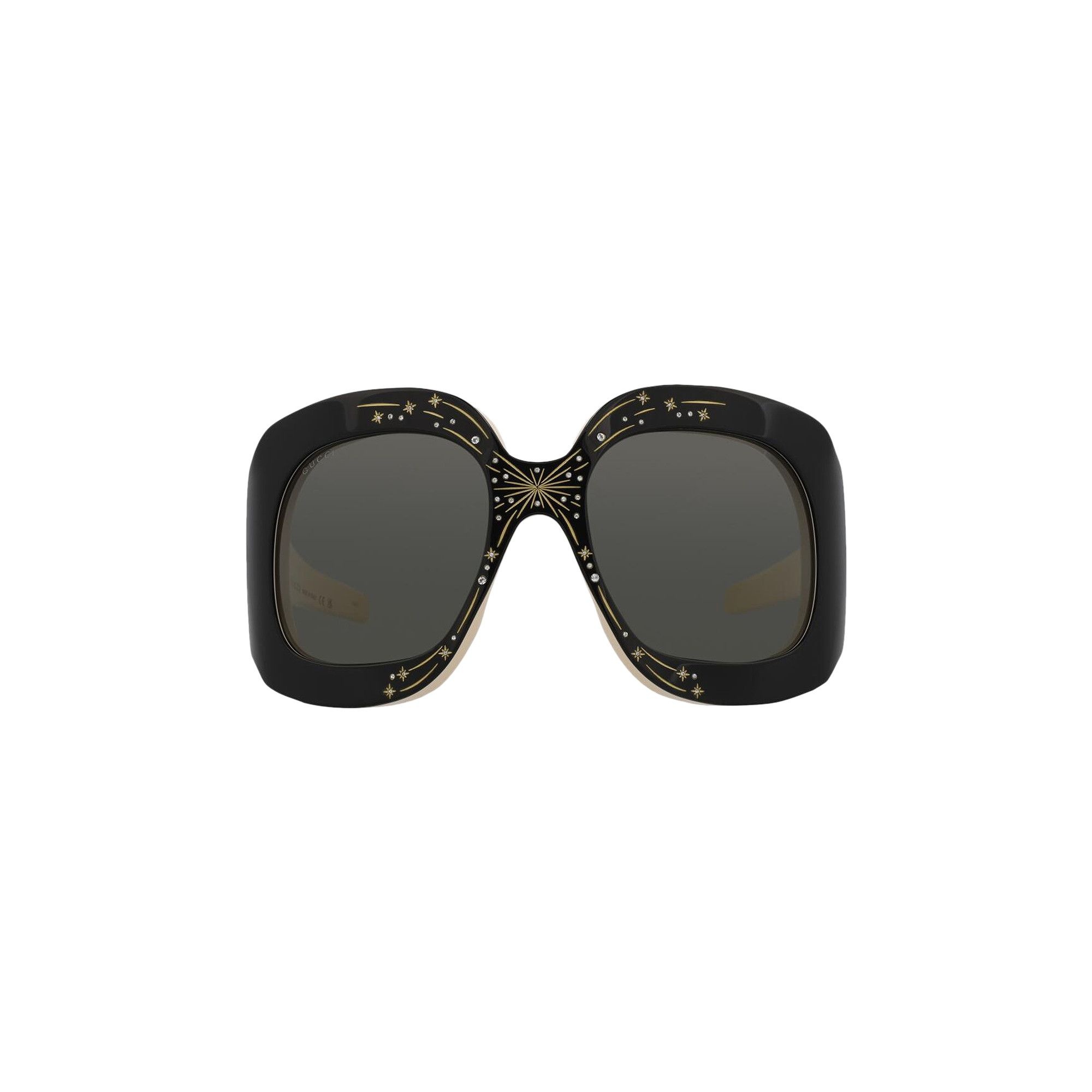 Gucci Wrap Around Sunglasses 'Black/Grey' - 1