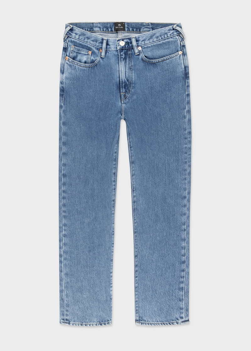 Tapered-Fit Cropped 'Authentic Twill' Jeans 1
