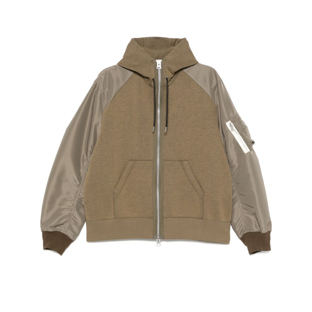 Sacai Green Sweaters & Knitwear - Hoodies Men - 1
