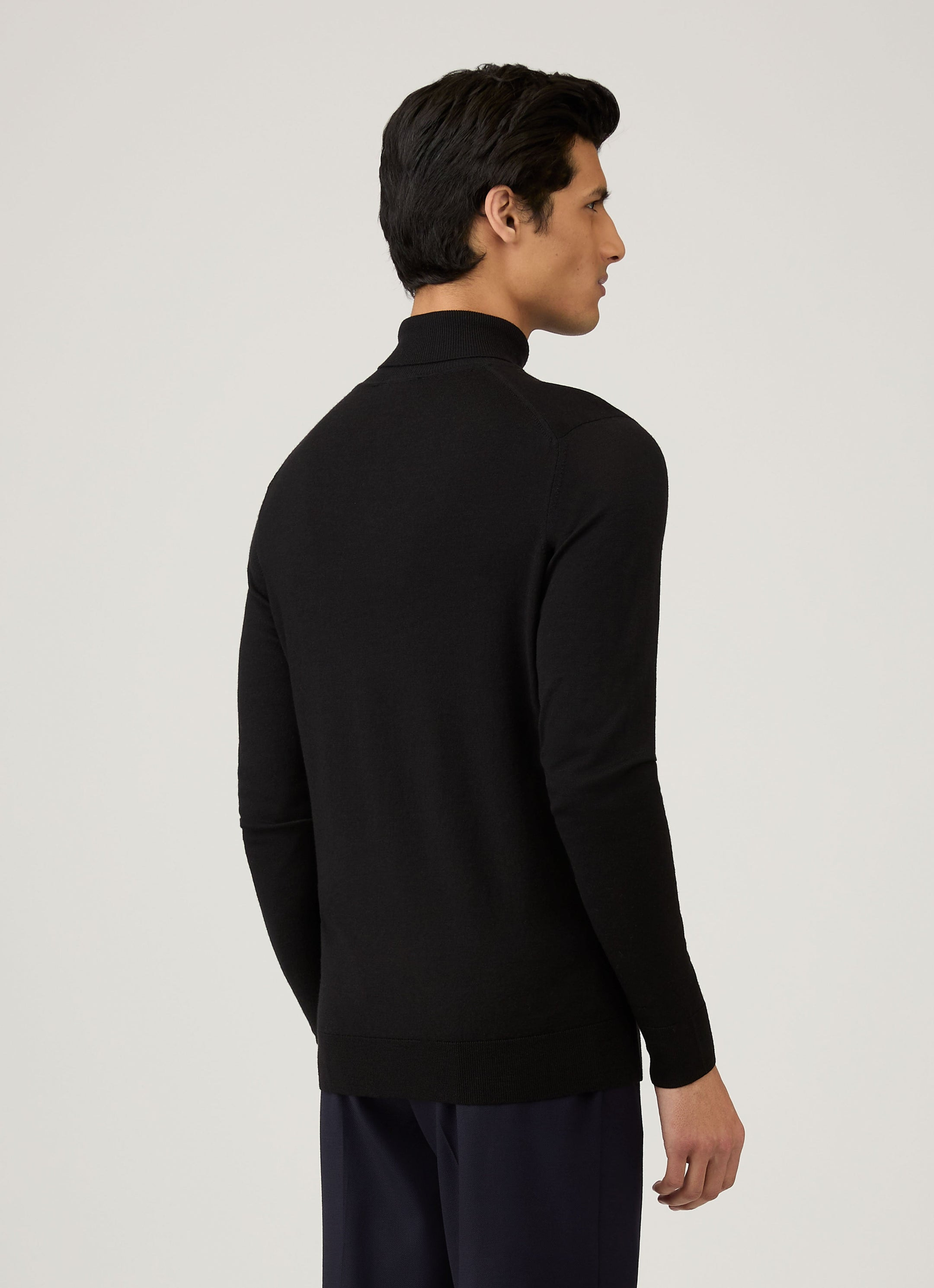 Fine Merino Wool Roll Neck - 5