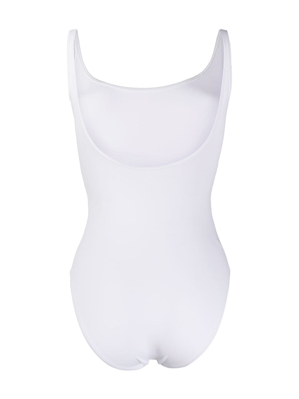 stitched panel swimsuit - 2