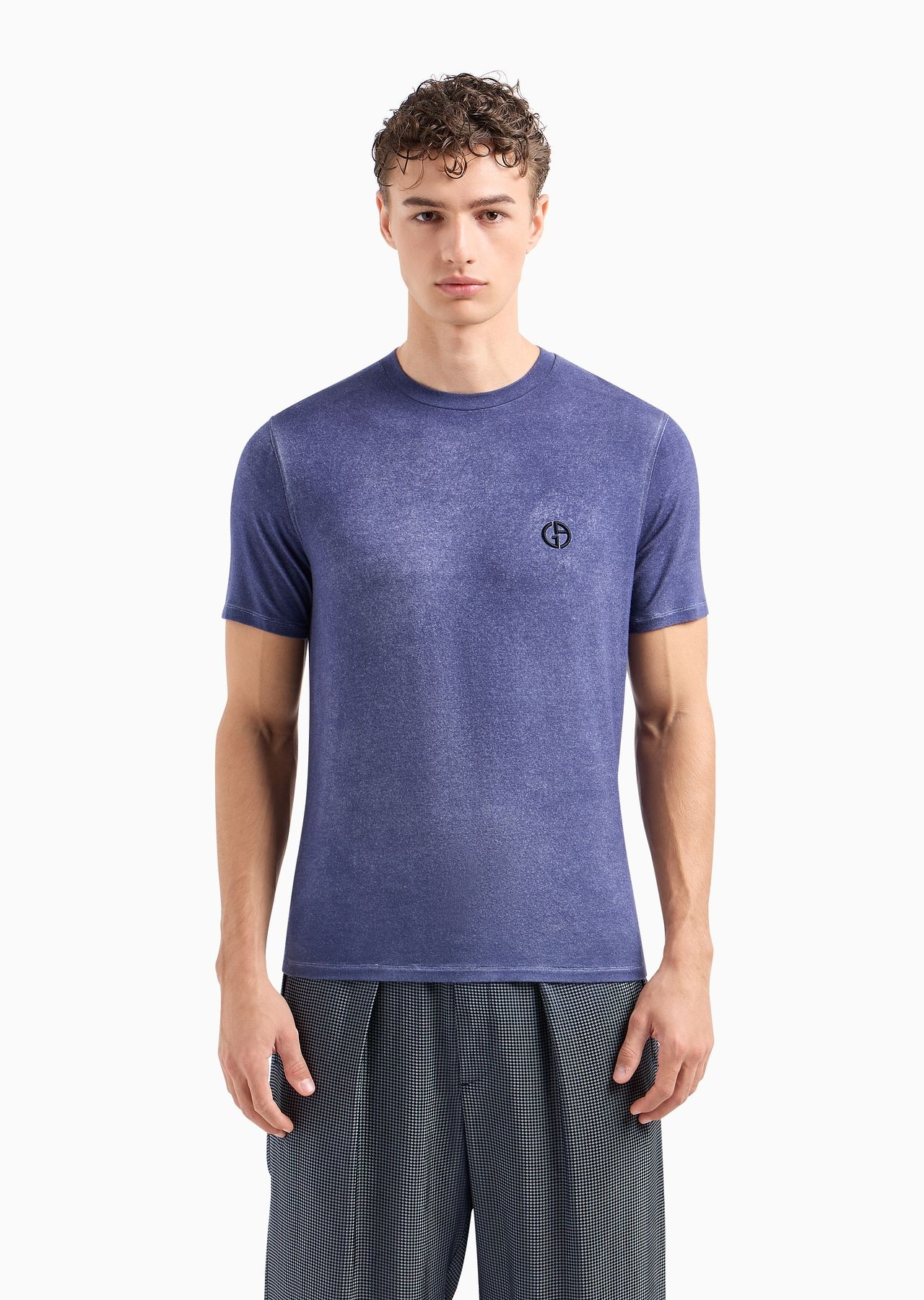 Modal blend jersey crew-neck T-shirt - 2