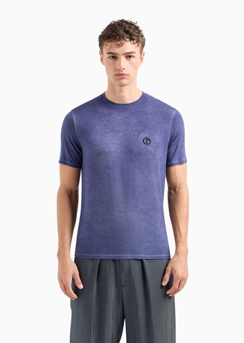 Modal blend jersey crew-neck T-shirt 2