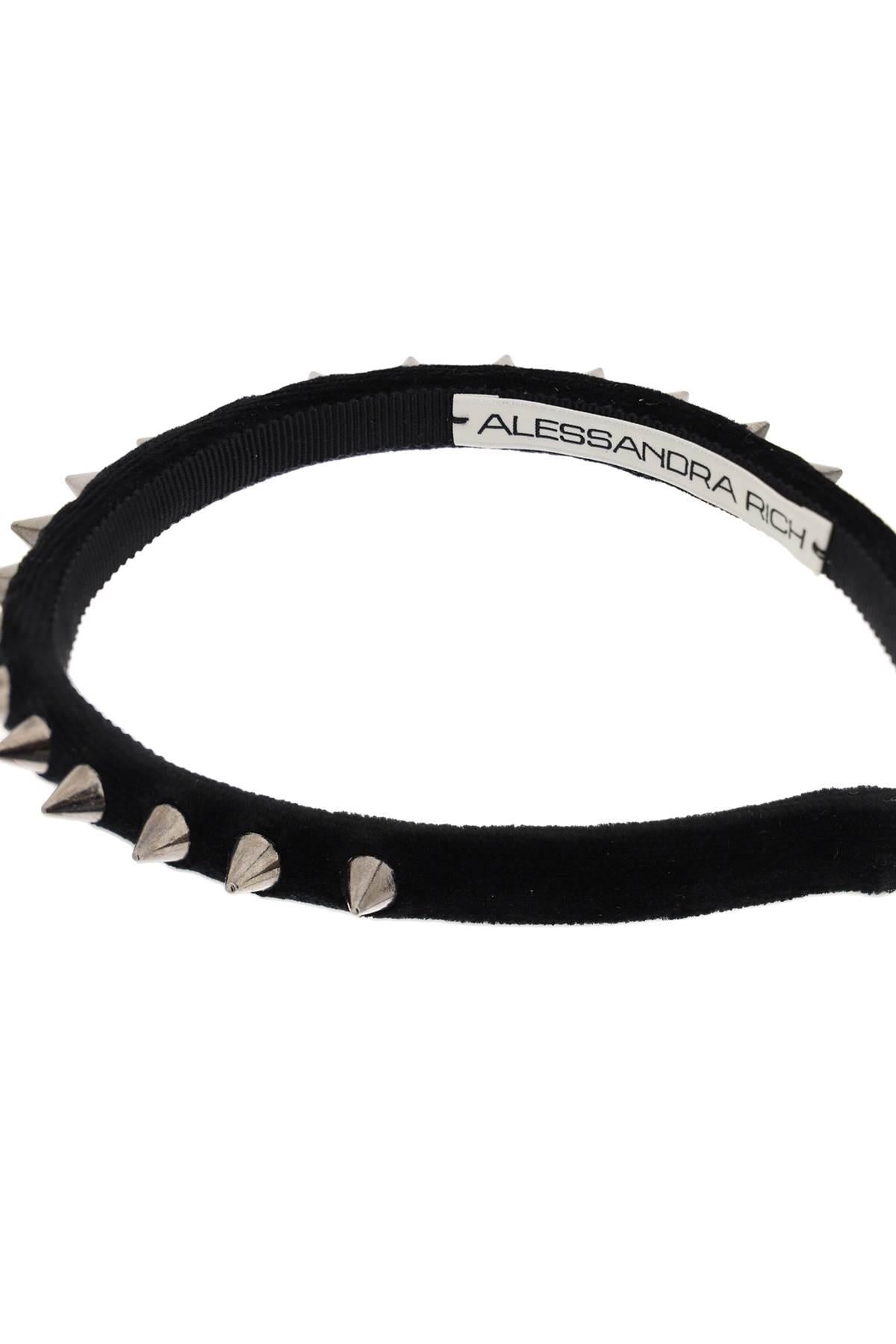 VELVET HEADBAND WITH SPIKE - 3