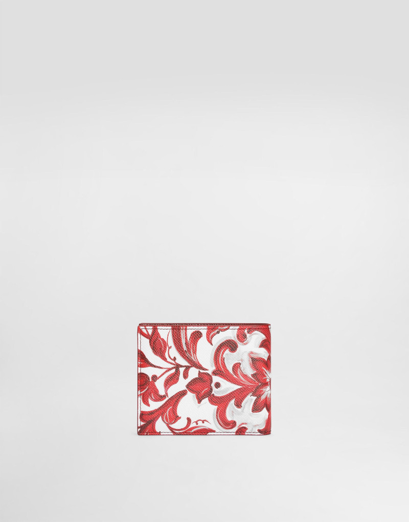 Majolica-print calfskin wallet 3
