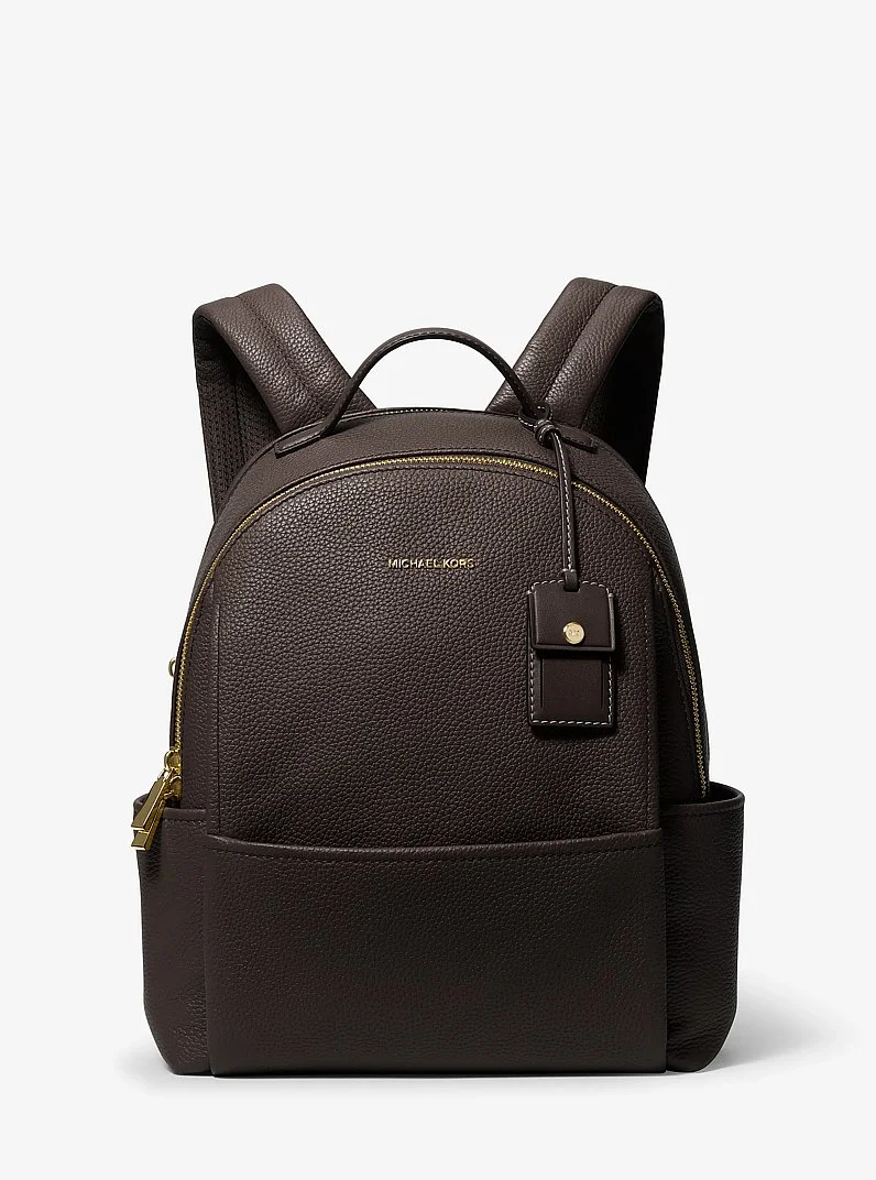 Sable Medium Pebbled Leather Backpack - 1