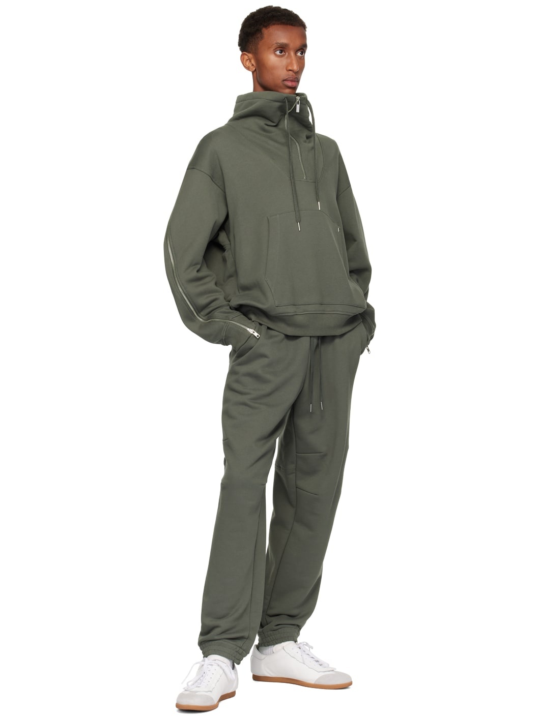 Gray Curve Sweatpants - 4