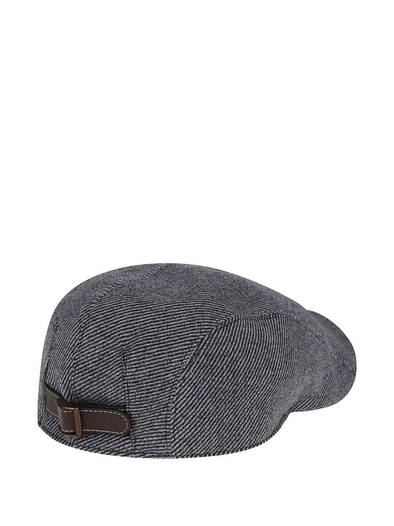 Brunello Cucinelli striped wool hat outlook