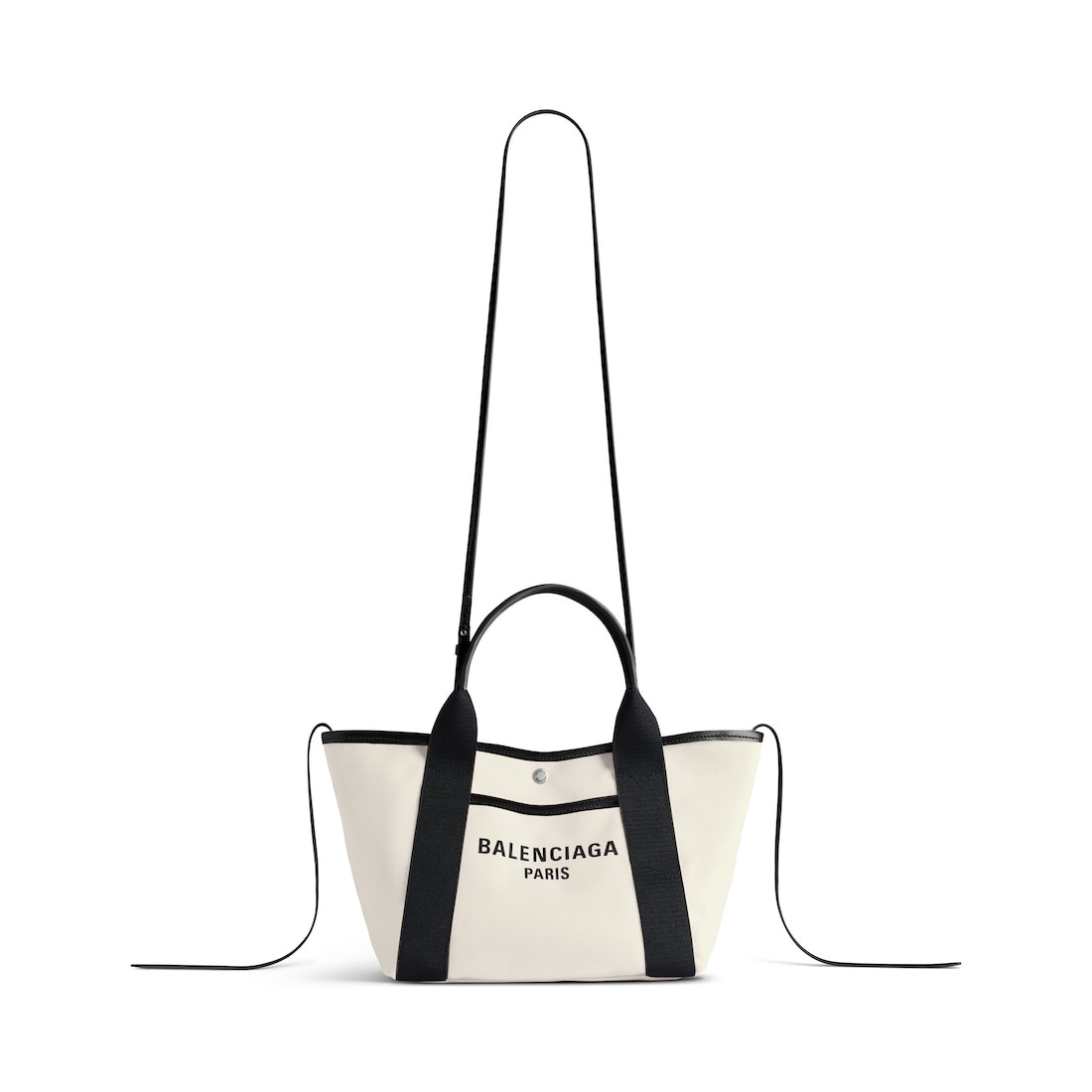Women's Biarritz Small Tote Bag  in Beige/black - 4