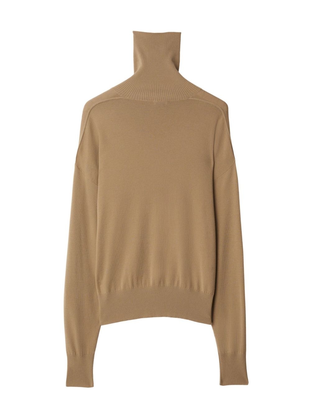 roll-neck wool jumper - 5