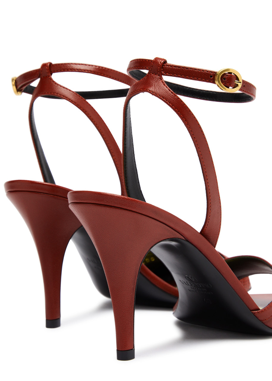 Valentino Ladycrush 85 Leather Sandals - 4