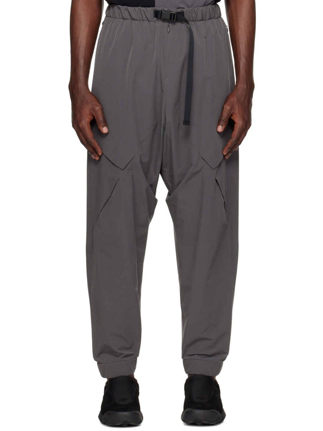 Gray Easy Cargo Pants - 1