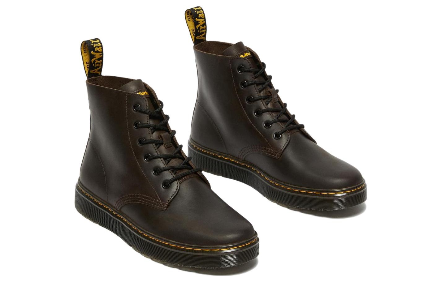 Dr. Martens Thurston Crazy Horse Leather Chukka Boots 'Dark Brown' 27779201 - 3