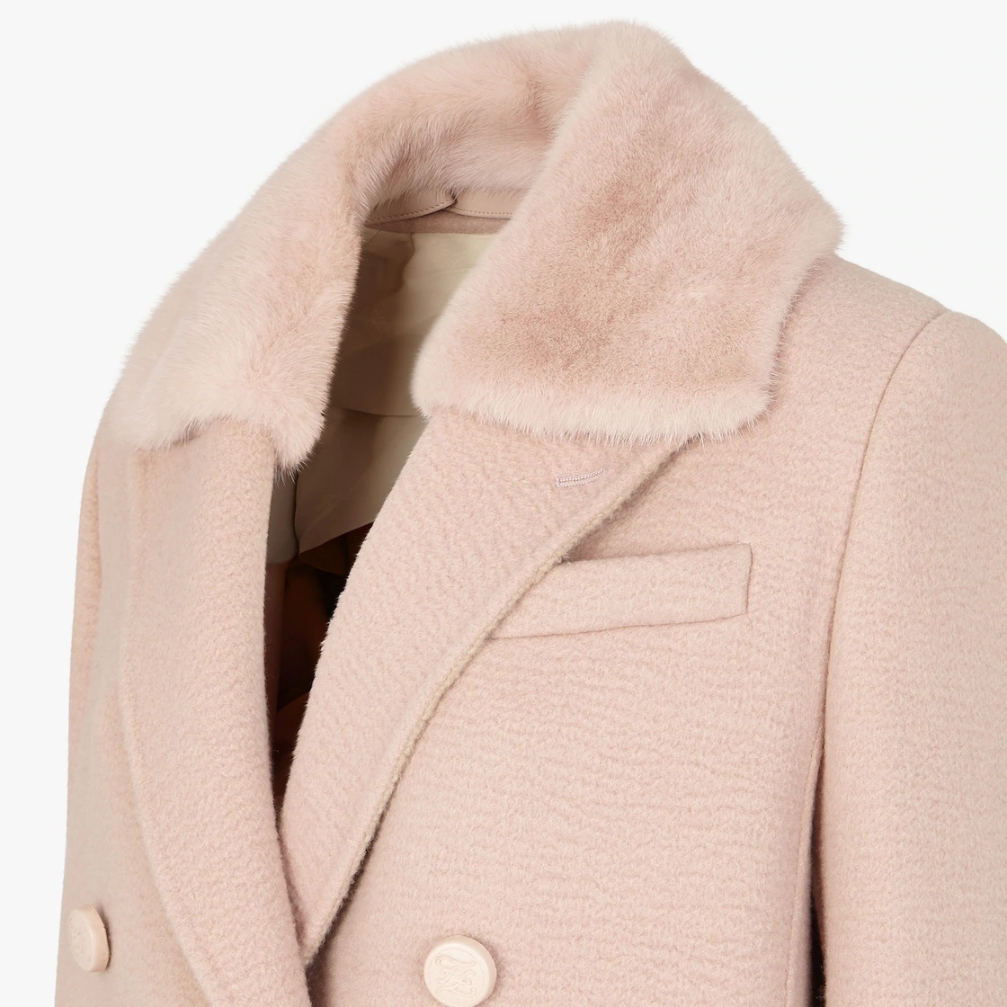 Pink camel coat - 3