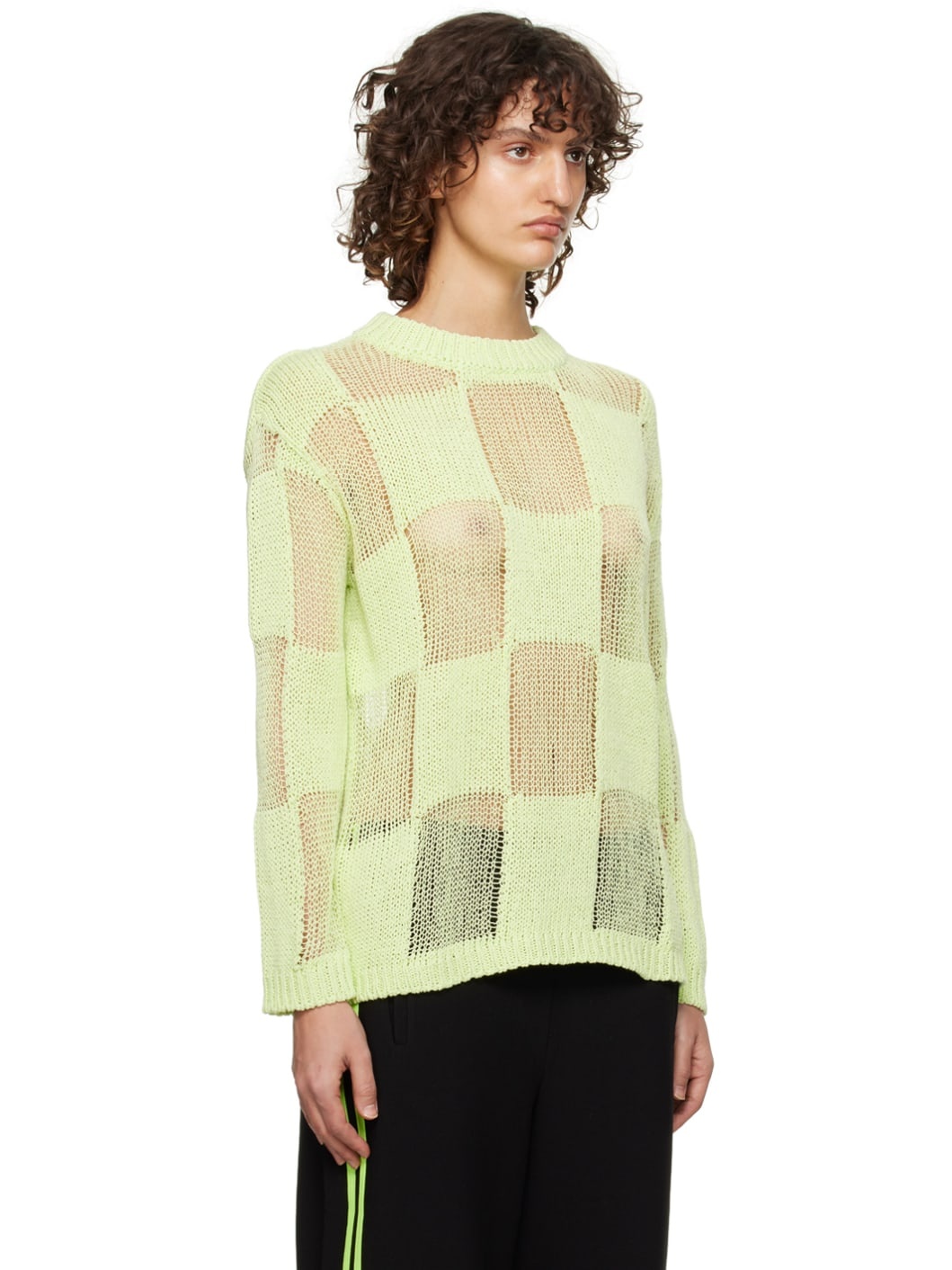 Green Check Sweater - 2