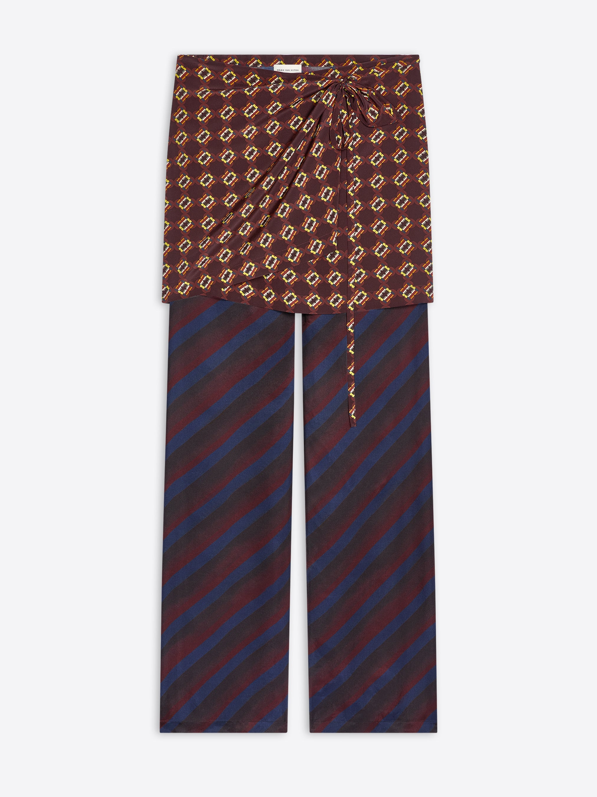 PRINTED SKIRT PANTS - 1