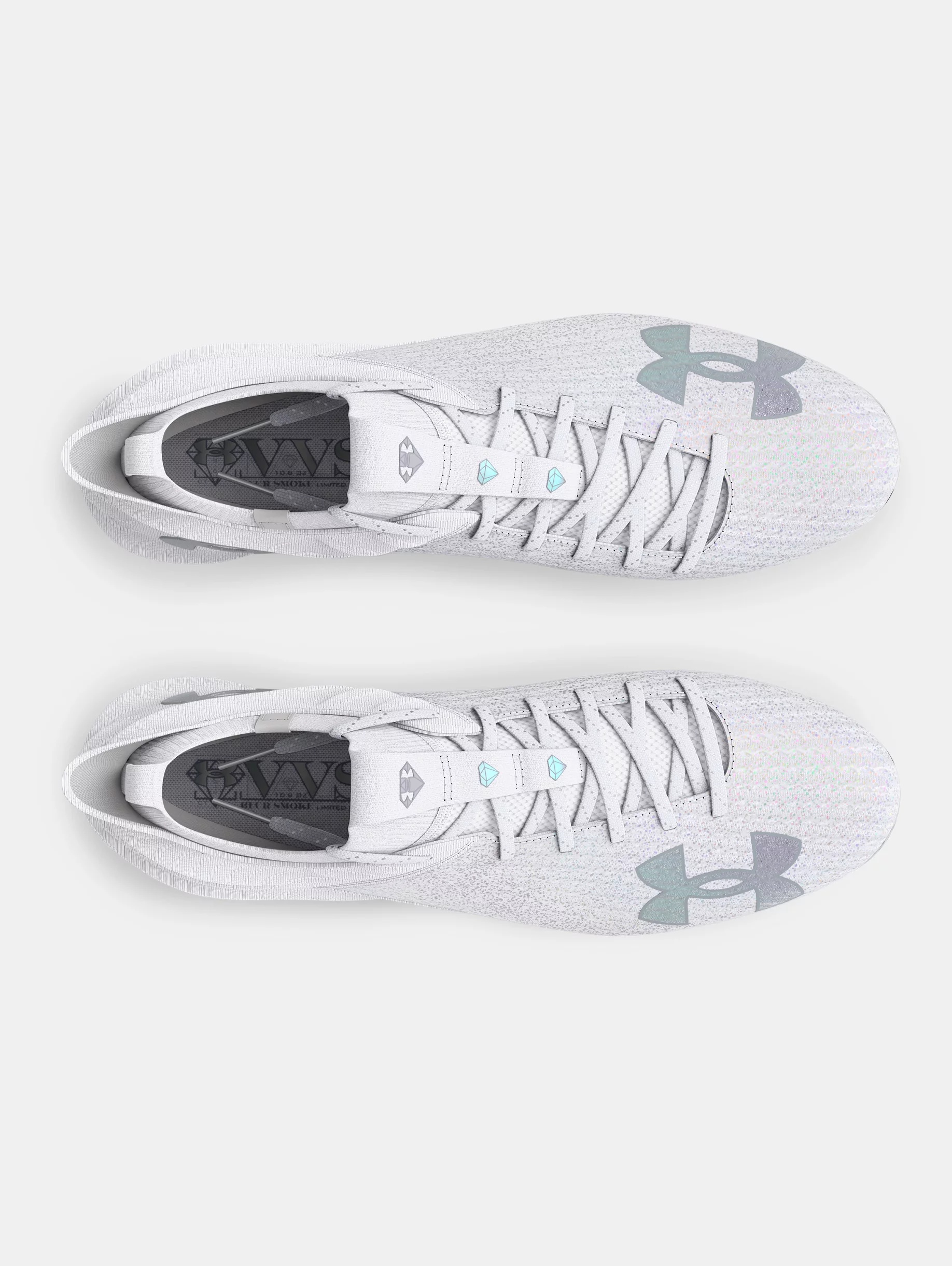 Under Armour Blur 2 MC VVS Football Cleats White Metallic Mens 14 3027309-100 Under Armour Men main image 3