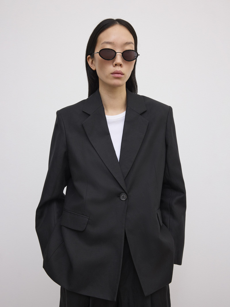 House of Dagmar SB Linen blazer outlook