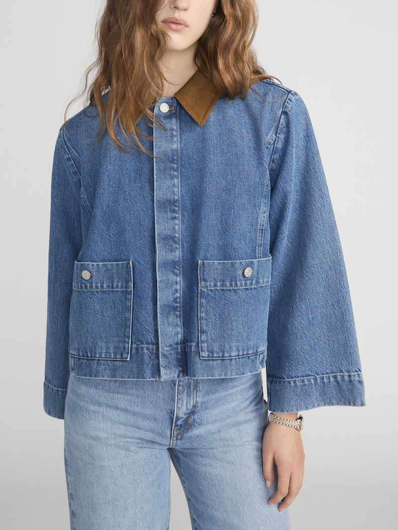 The Mini Denim Swing Jacket 3