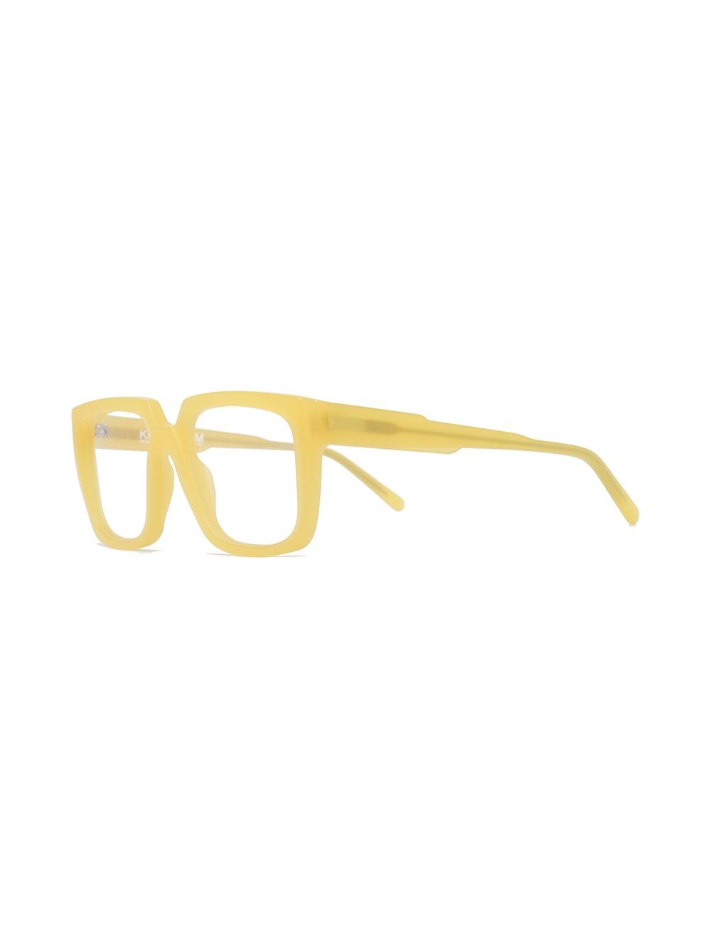 square-frame clear-lens glasses - 2