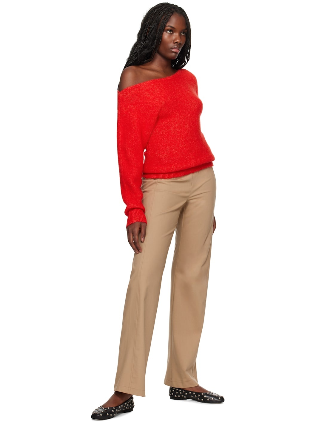 Red Sofia Sweater - 4
