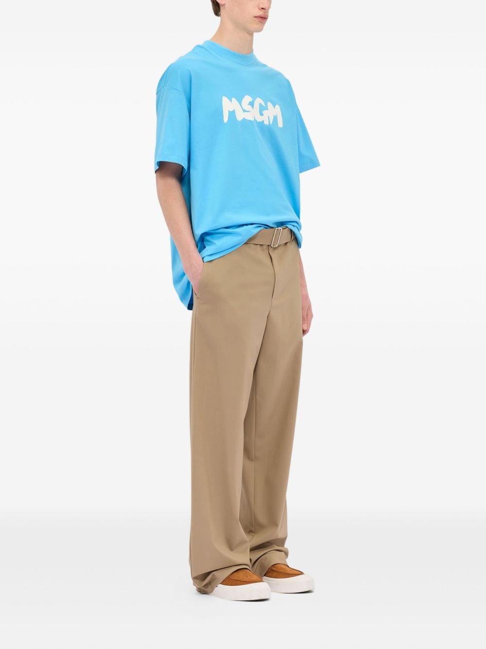 logo-print T-shirt - 2