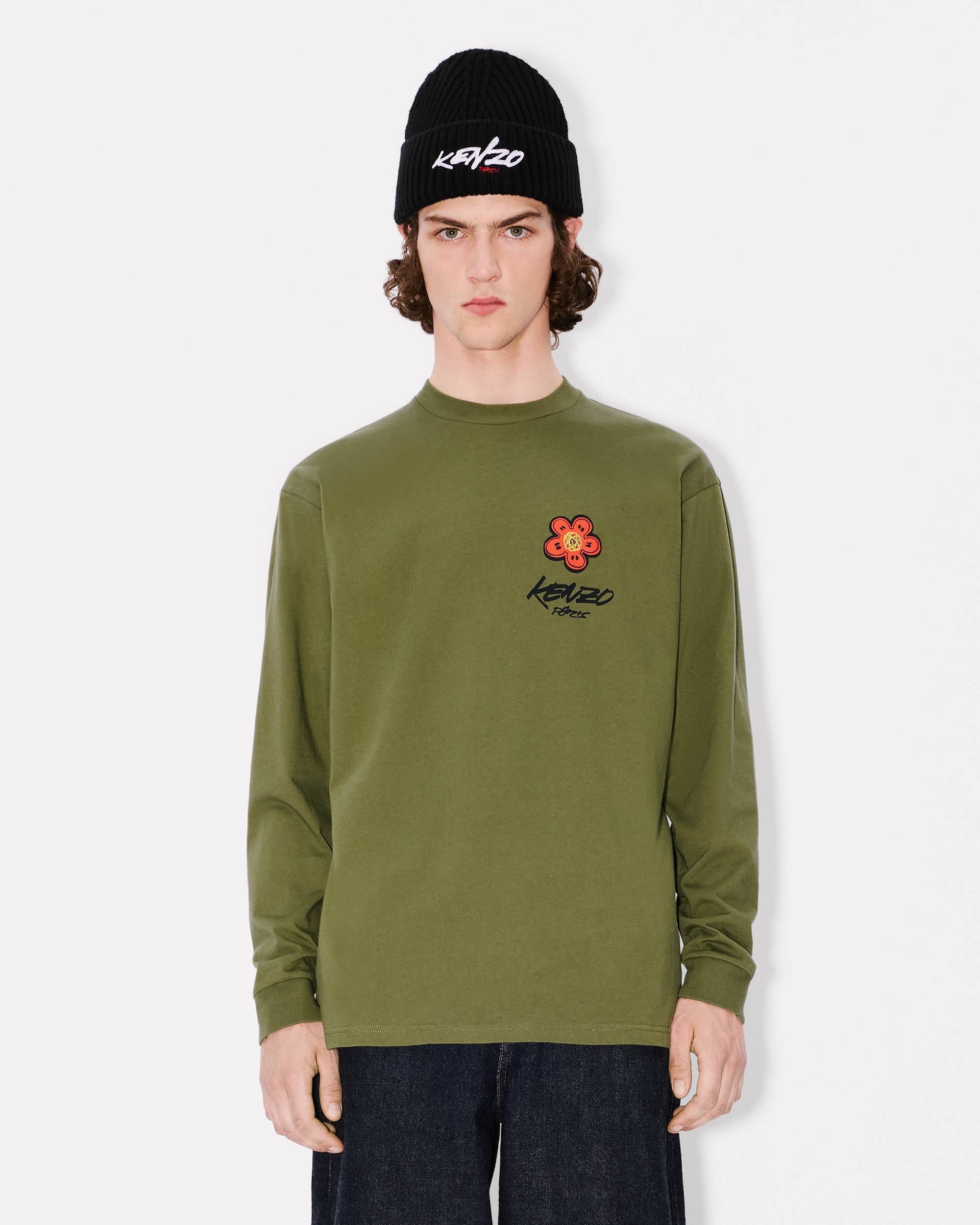 'Kenzo x Futura 2000' long slevee T-shirt in cotton - 3