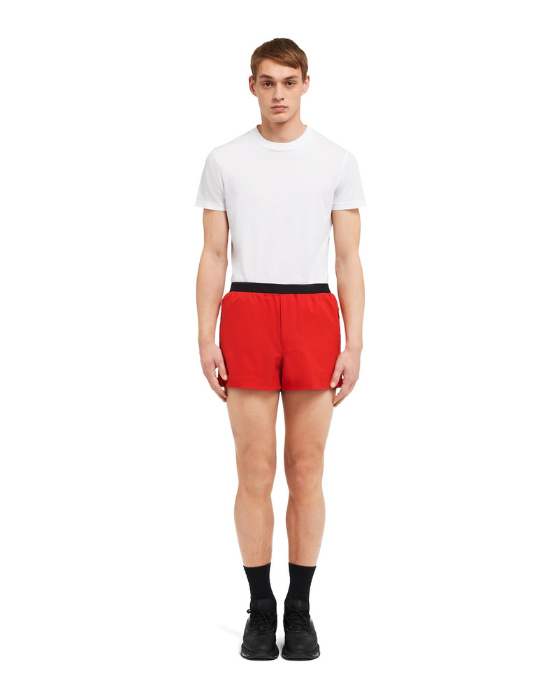 Prada Light Bi-Stretch shorts outlook
