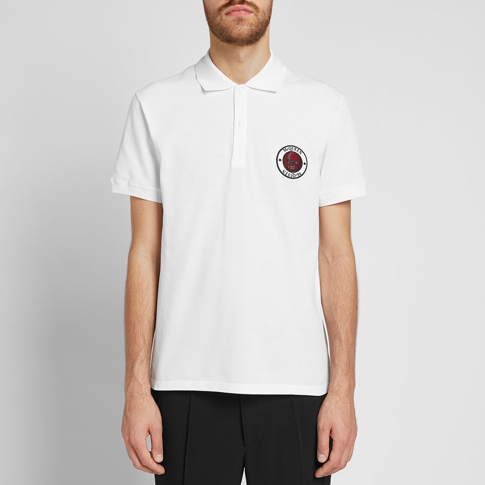 Alexander McQueen Skull Patch Logo Polo - 4