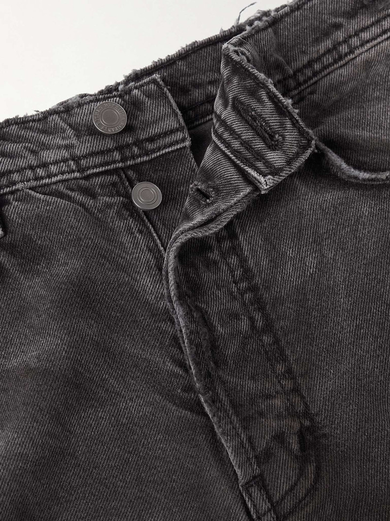 Corpse Pose Wide-Leg Distressed Jeans 3