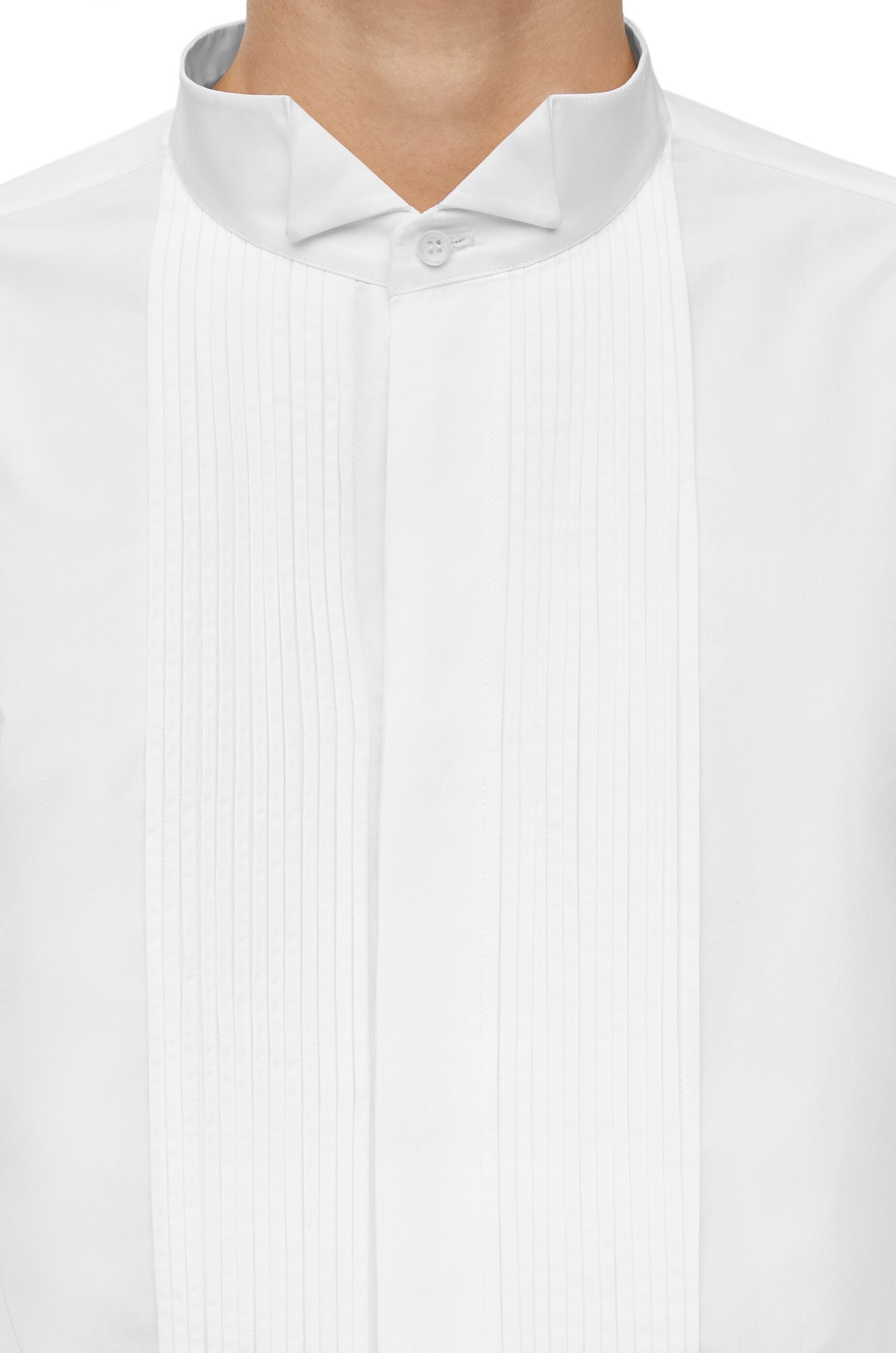 Pleated shirt in cotton - 5