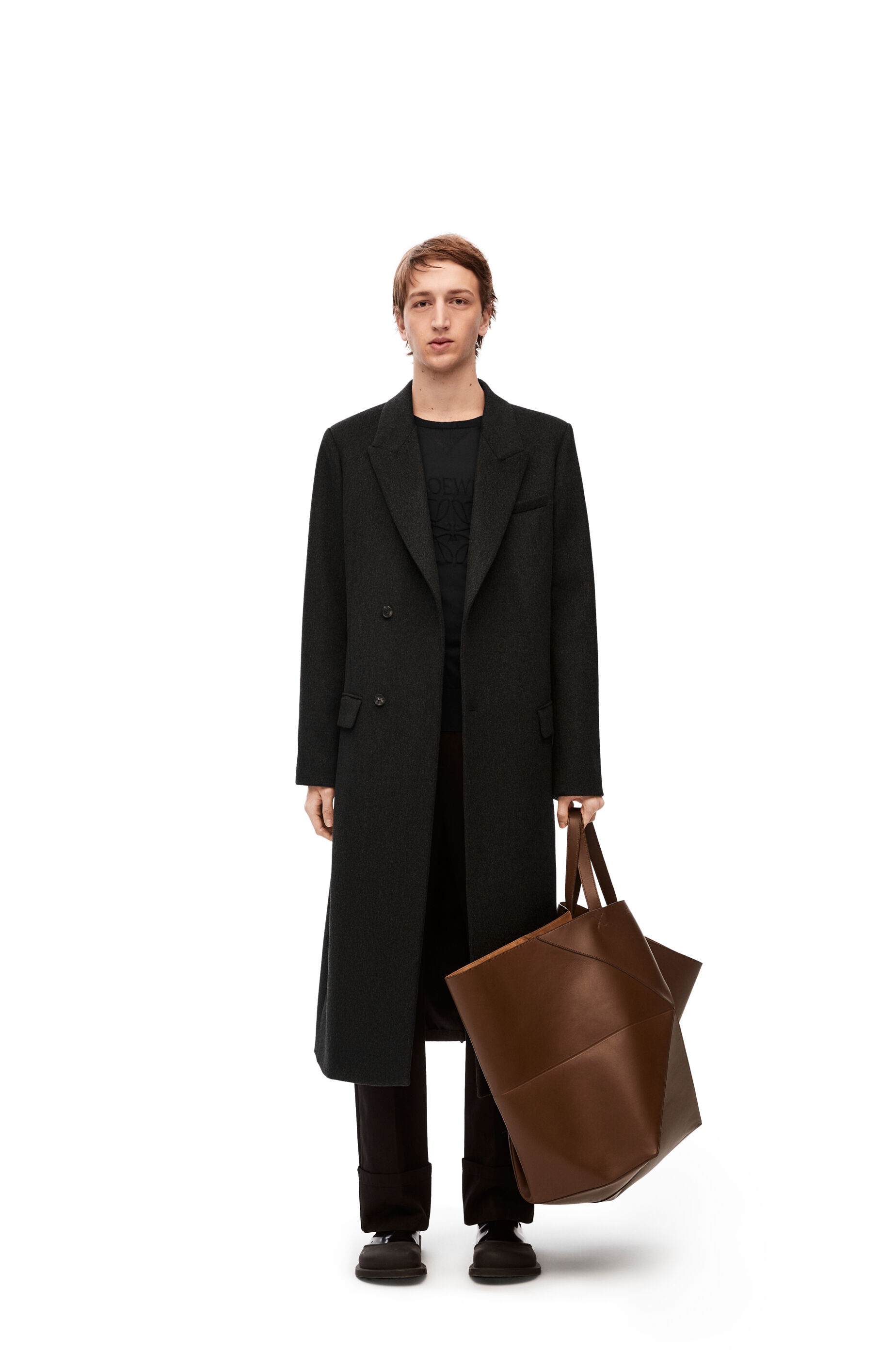 Tailored coat in wool and cashmere - 2