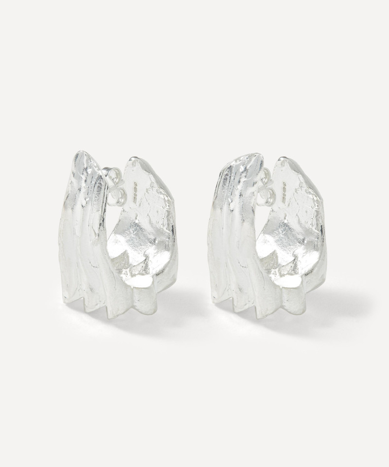 Sterling Silver Dance Of The Notes Stud Earrings 1