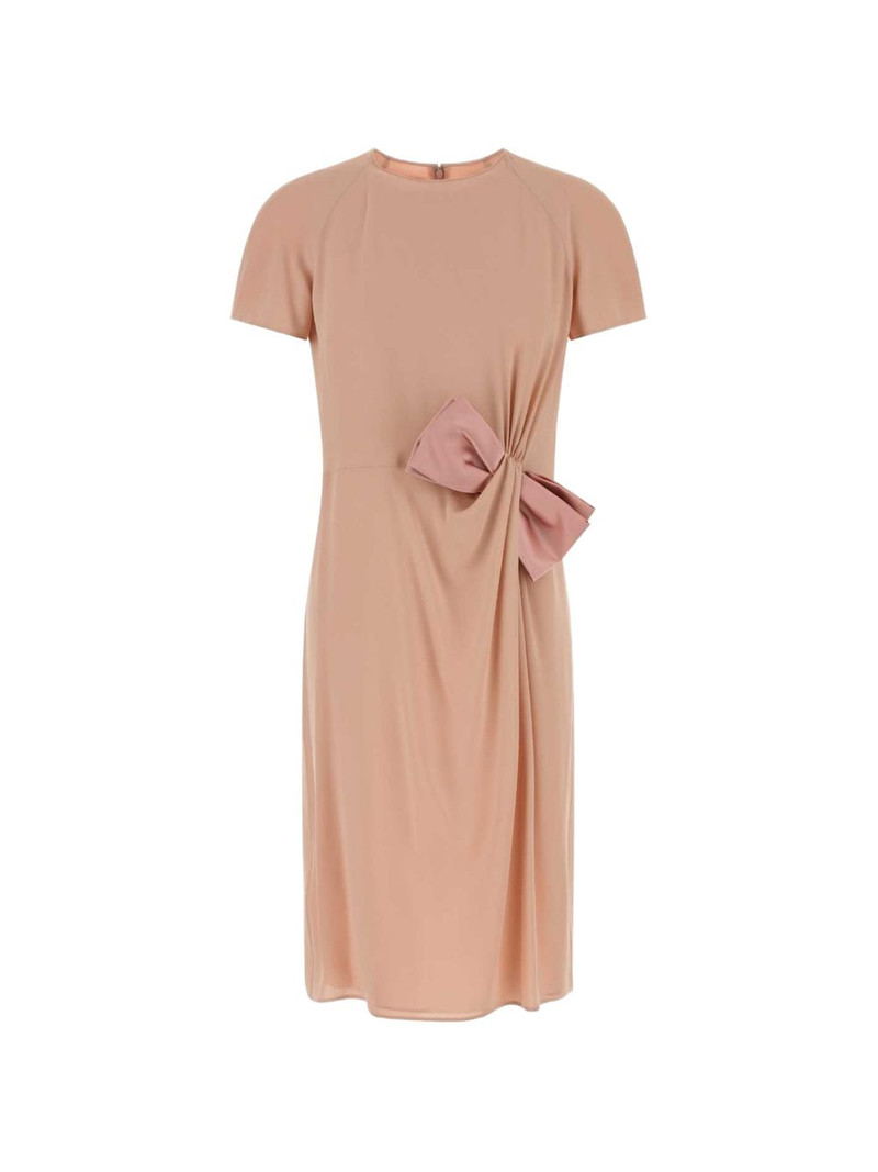 bow-detail midi dress 1