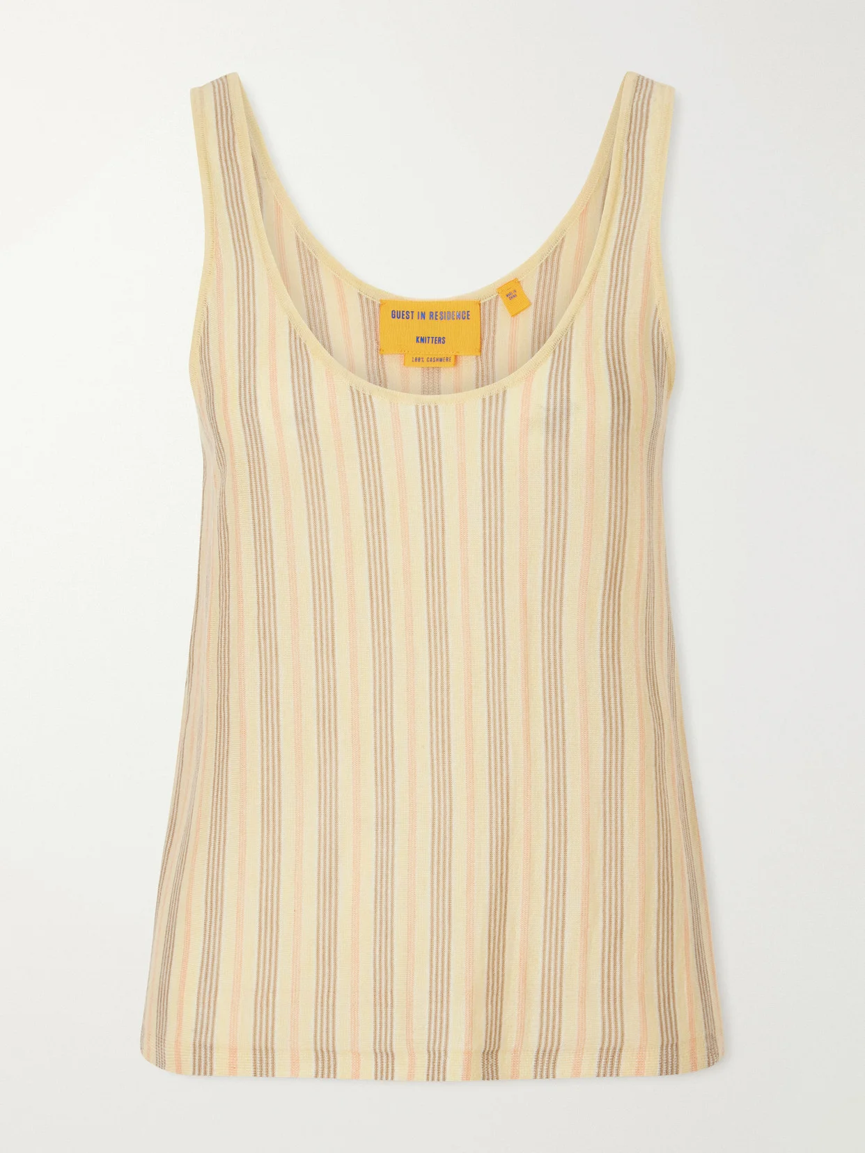 Striped Cashmere Tank - 1