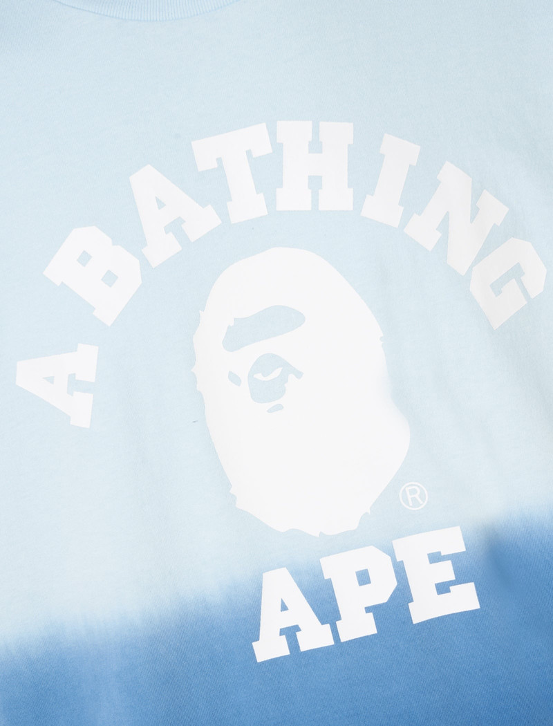 A BATHING APE® COLLEGE GRADATION TEE outlook