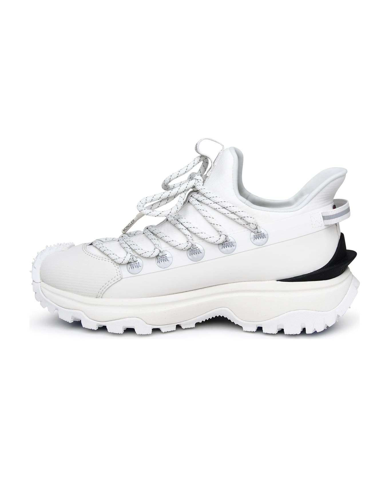 White Polyamide Trail Grip Sneakers - 3