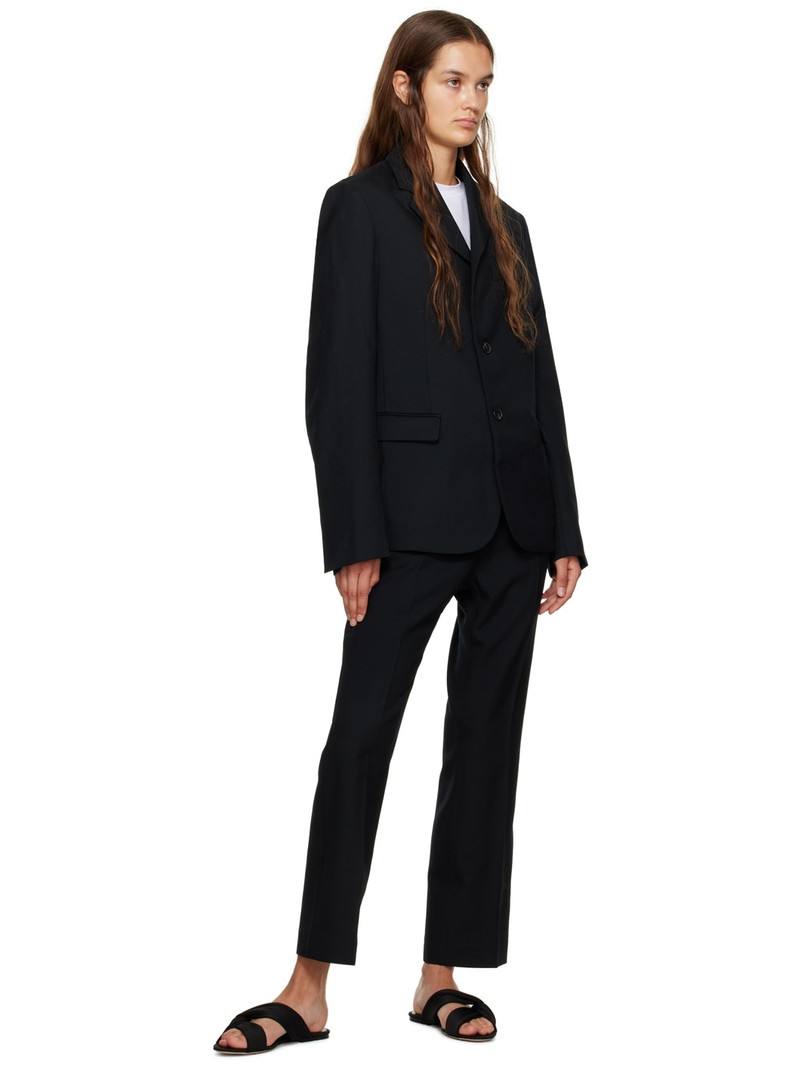 SOFIE D'HOORE Black Pinched Seam Trousers outlook