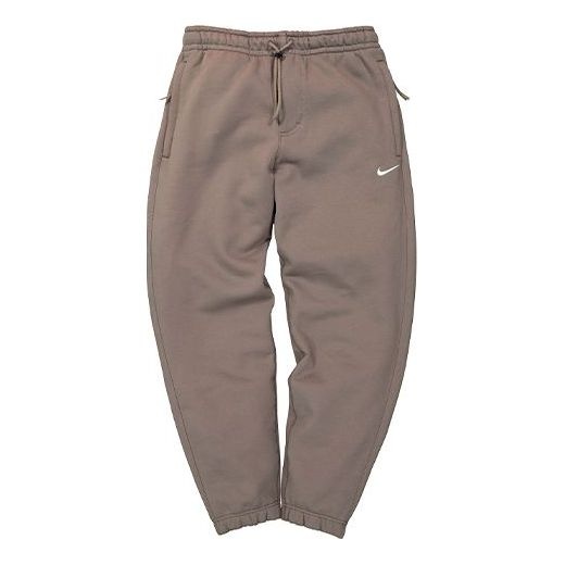 Men's Nike Lab Collection Embroidered Logo Casual Sports Pants/Trousers/Joggers Light Brown AV8279-2 - 1