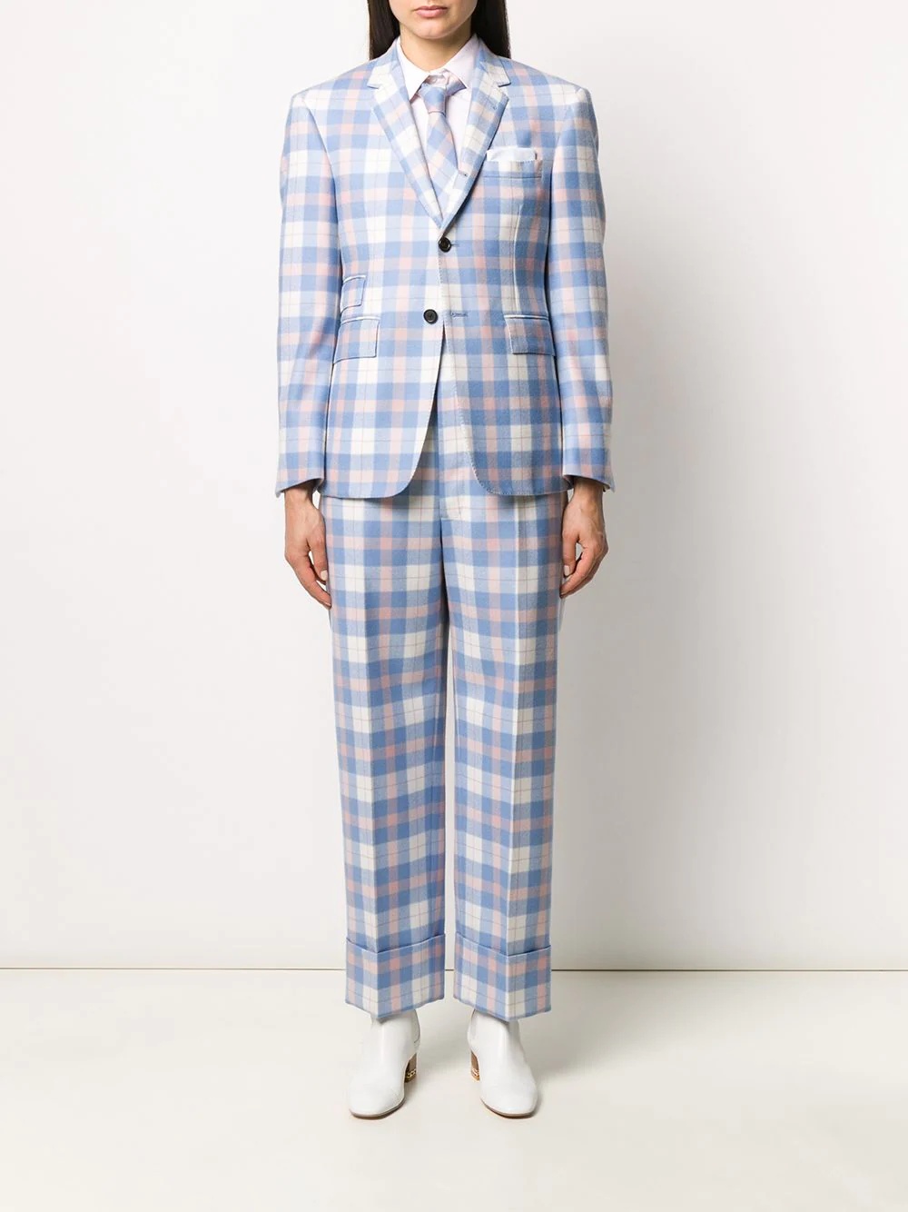 4-Bar round collar Oxford shirt - 2