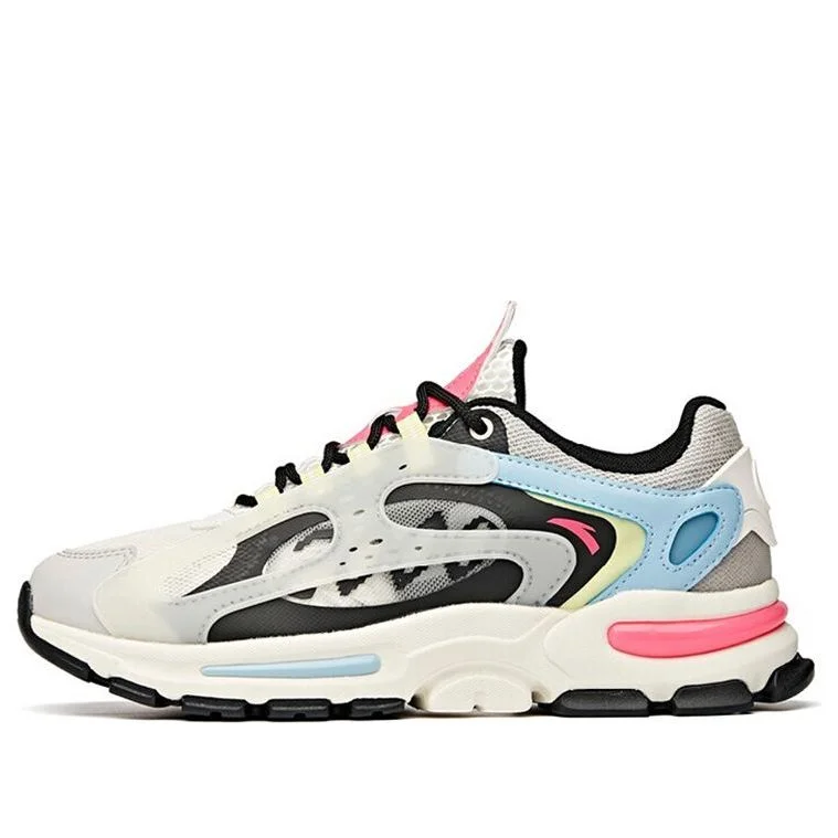 (WMNS) ANTA Life Series Sneakers 'White Black Grey' 122038899-4 - 1